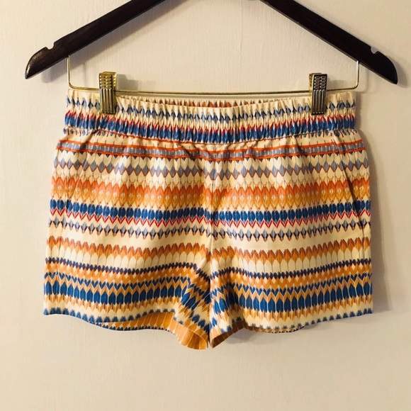 Lot / Bundle 2 J. Crew Aztec Print Shorts Pockets - Picture 2 of 8